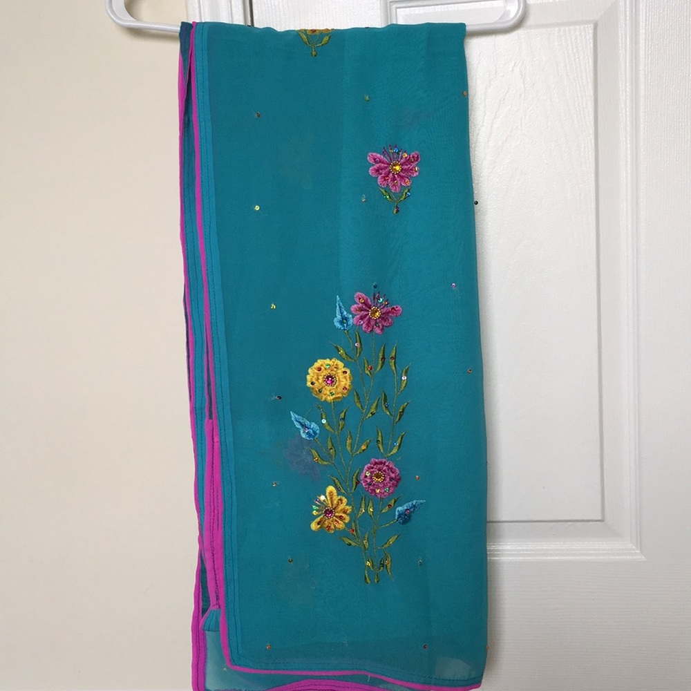 Stunning floral saree